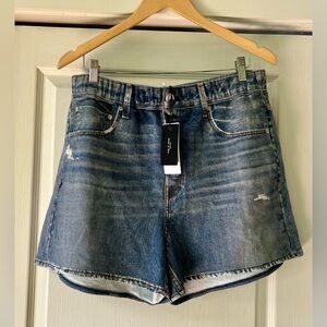 Rag & Bone MIRAMAR Walking Brooke Shorts Distressed Denim Terry (SizeXL) NWT $98